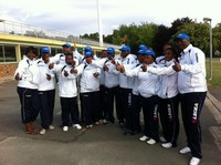 Equipe de bénévoles lors du Premier Tournoi Mwana N'Déya 2013