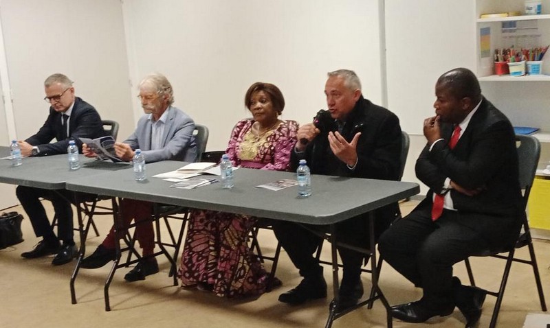 Évelyne Tchitchelle, maire de Pointe Noire à Saint-Etienne du Rouvray samedi 6 mai 2023