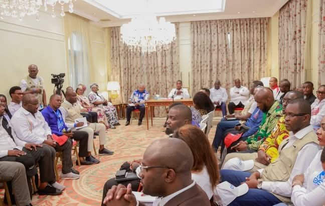 Rencontre entre Denis Sassou N'Guesso, mardi 03 mars 2026 à Kinkala