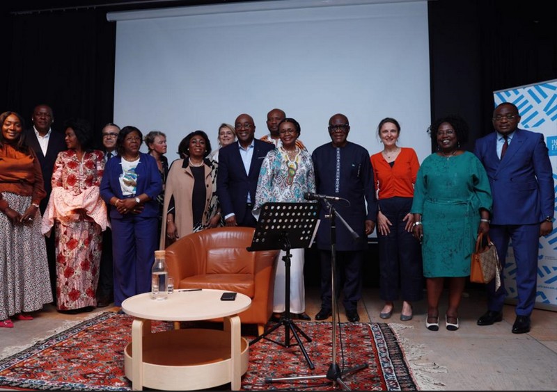 Francophonie 2024 -Photo de famille à l'issue de la conférence sur la rumba le lundi 27 mai 2024 à l'Institut français de Berlin, Allemagne