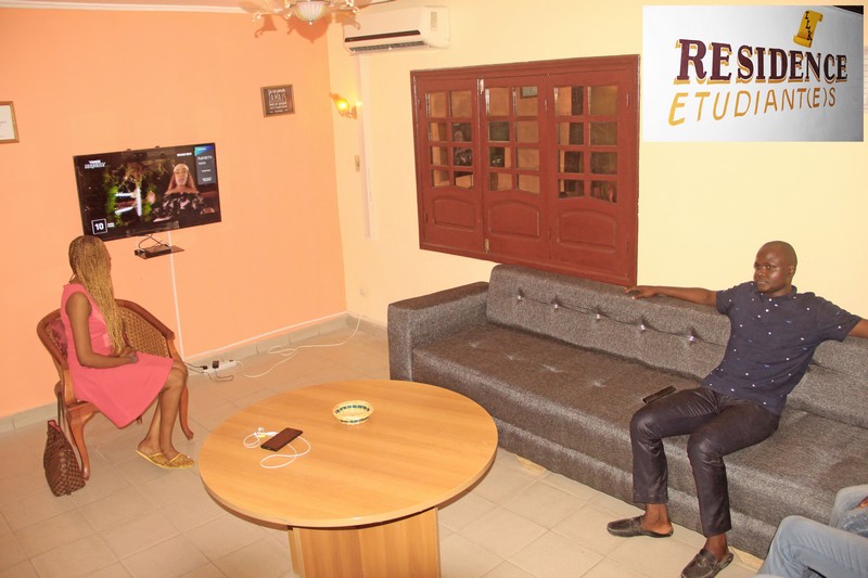 Vue intérieure partielle de ILK Résidence estudiantine de Talangaï Brazzaville, Congo