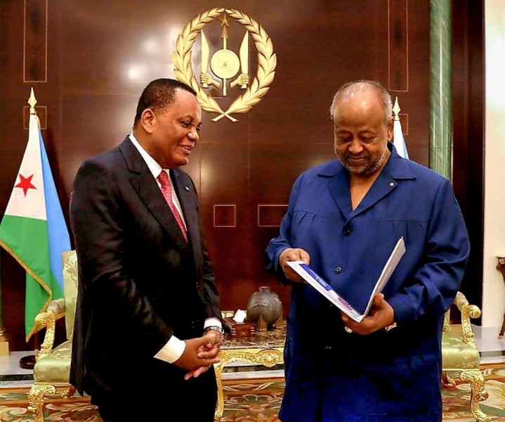 Le ministre Jean-Claude Gakosso reçu par le président de la République, Ismail Omar Guelleh à Djibouti