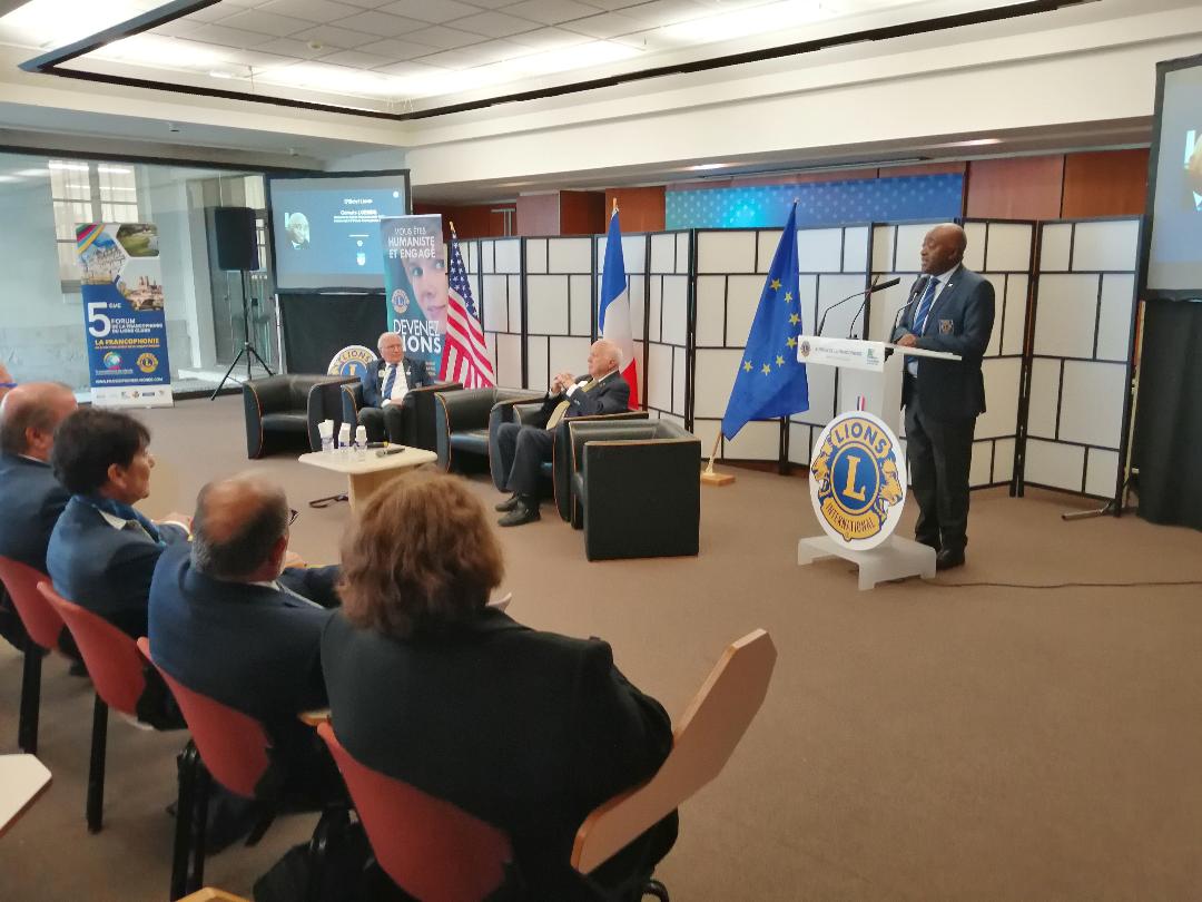 5e Forum de la Francophonie du Lions Club, étape de Tours au Conseil Départemental d'Indre et Loire