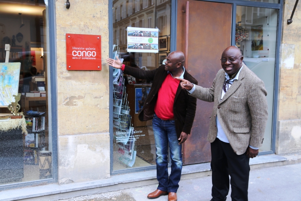 Loko Massengo et Jackson Babingui à la Librairie galerie Congo