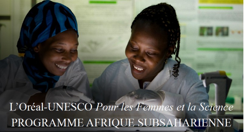 Prix international L'Oréal-UNESCO capture d'écran-Programme pour les femmes et la science