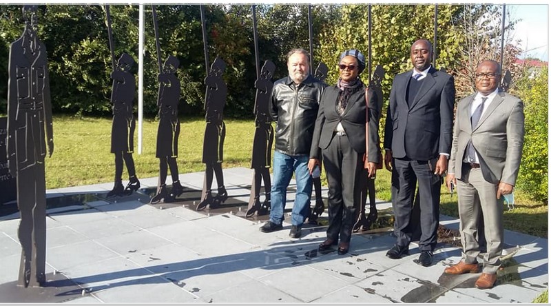 Lydie Pongault Conseillère du président Denis Sassou N’Guesso en visite à Verquin