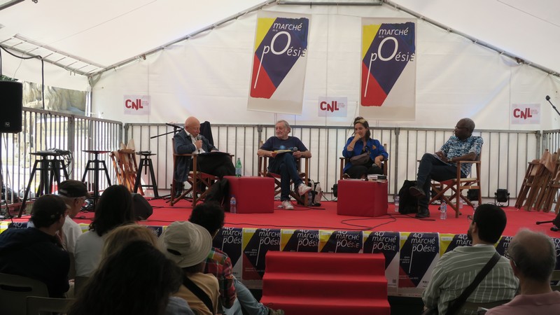 40e Marché de la poésie, participation de Gabriel Mwéné Okoundji