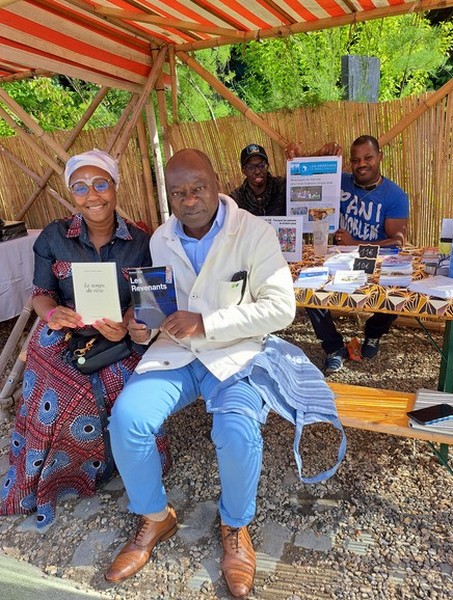 Marché du livre africain de Pantin, France, août 2023