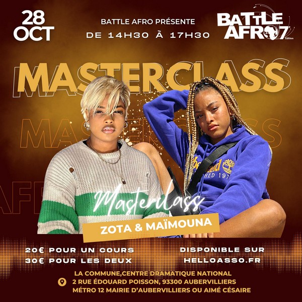Master class de la 7ème édition du Battle à Paris