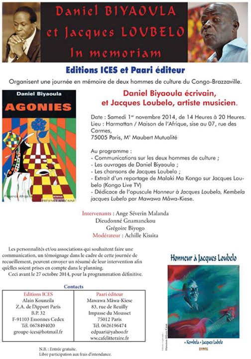 Hommage Biyaoula Loubelo