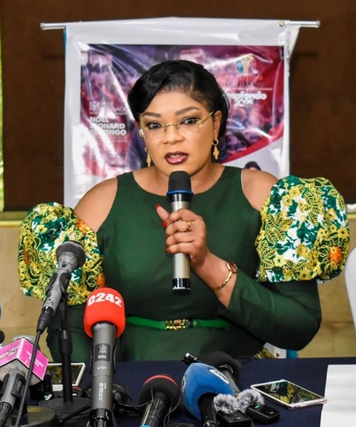 Point presse de la coordinatrice du FHIC Aline France Etokabeka