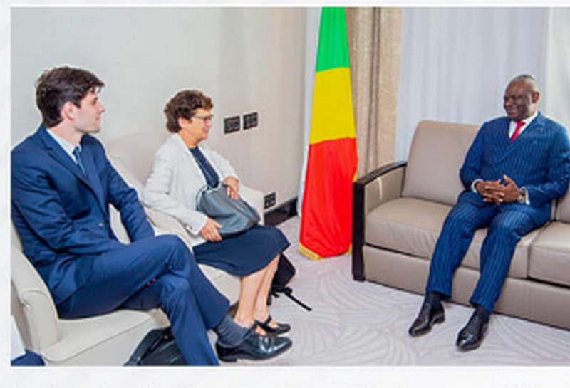 Audience du 26 mai à Paris entre Anatole Collinet Makosso et Sylvie Lemmet