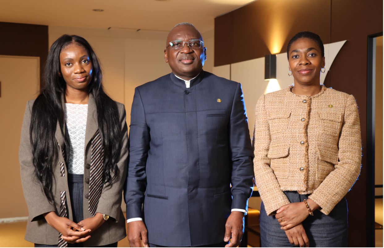 nd Rémy Balloud-Tabawé, accompagné de Larissa Ondzie Ongogni, Conseillère chargée des Congolais de l'étranger, à la première édition Congo Inspire 2026