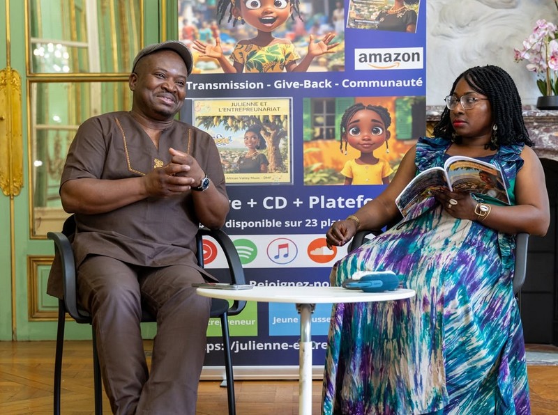 Présentation du livre Julienne et le Secret de l'Entrepreneuriat de Dimitri M'Foumou-Titi, juin 2026