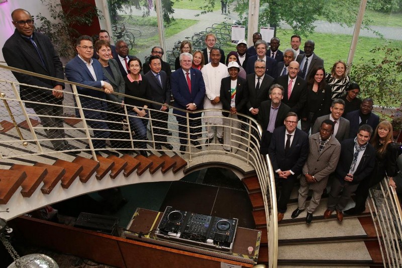 Représentants du Corps diplomatique accrédité en Allemagne lors de la célébration de 'année de la Francophonie 2024