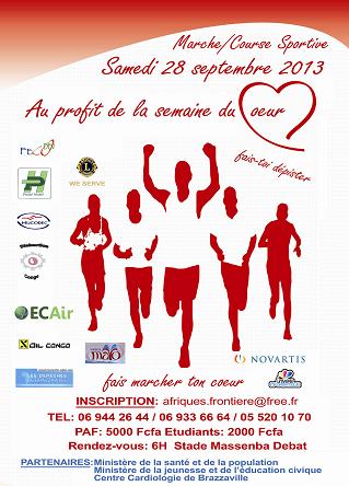 Visuel de la Semaine du Coeur organisée par l'association Afrique Sans Frontière