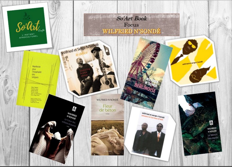 Visuel Édition So'Art autour de l'oeuvre de Wilfried N'Sondé 