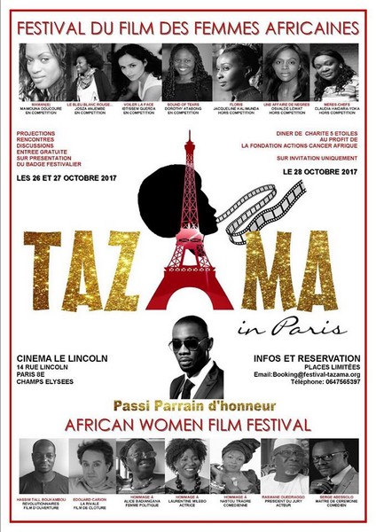 Affiche du Festival du cinéma des Femmes Africaines -Tazama 2017-