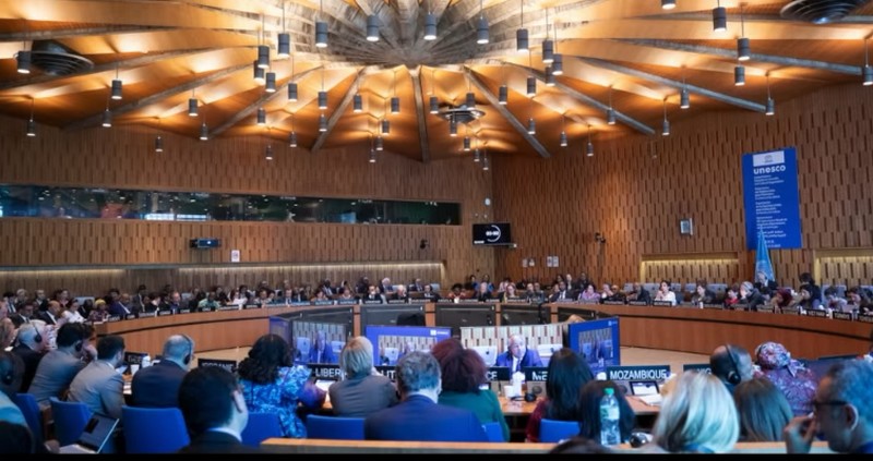 Unesco- Vue de la session du Conseil exécutif au siège de Paris Unesco- Vue de la session du Conseil exécutif au siège de Paris