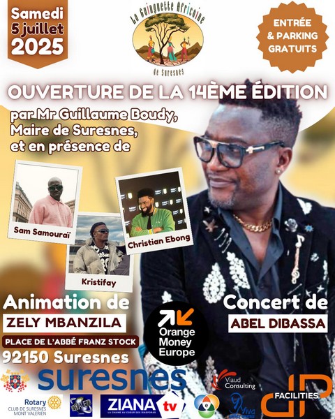 Visuel de la Guinguette africaine de Suresnes 2025