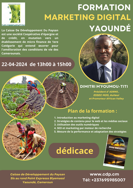 Visuel mission 2024 ADRNS au Cameroun