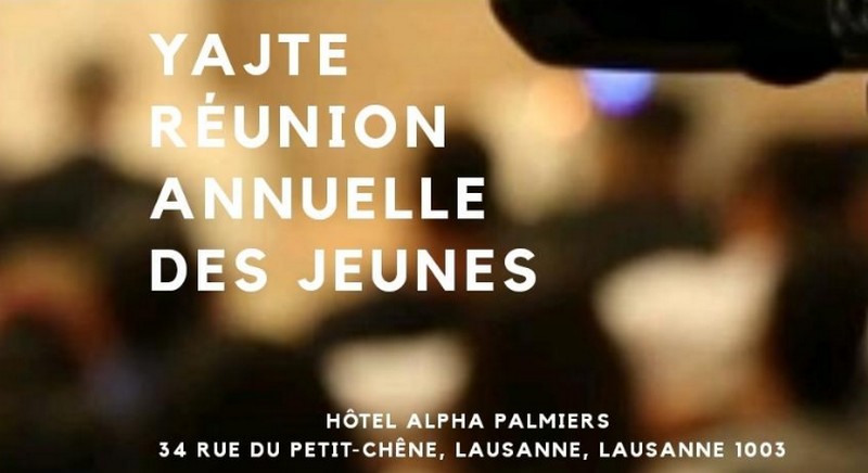 YAJTE réunion du 7 septembre à Lausanne